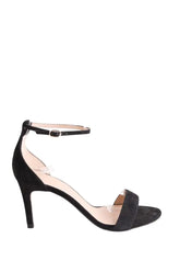 Sandales LK Bennett Helena Noir en Daim, taille 40 - Seconde Main