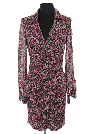 Robe The Kooples Rose en Synthétique, taille XS - Seconde Main
