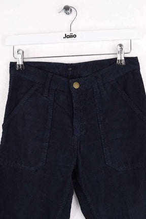 Pantalon court Ba&Sh Marine en Velours