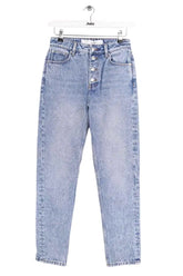 Jean droit Iro Bleu en Coton, taille S - Seconde Main