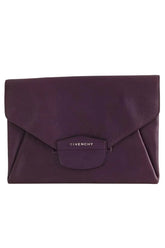Pochette Givenchy Violet en Cuir - Seconde Main