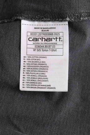 T-shirt Carhartt Anthracite en Coton