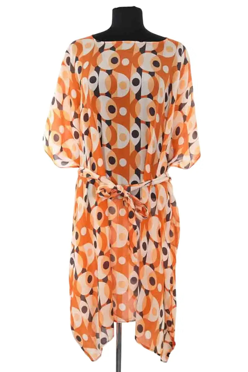 Robe Swildens Orange en Viscose, taille TU - Seconde Main