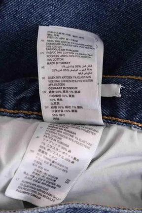 Jean slim Sandro Bleu en Coton