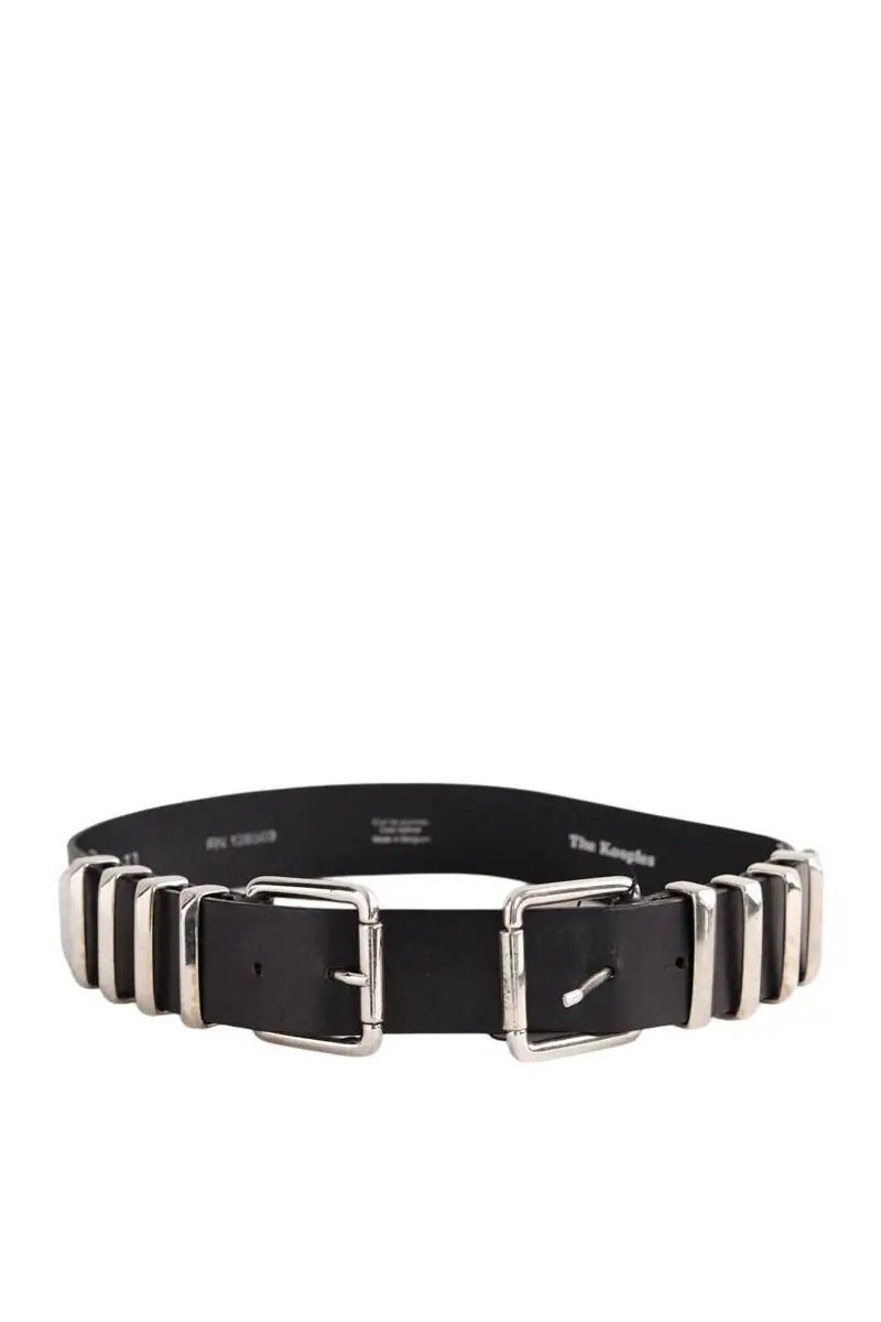 Ceinture The Kooples Noir en Cuir, taille S - Seconde Main