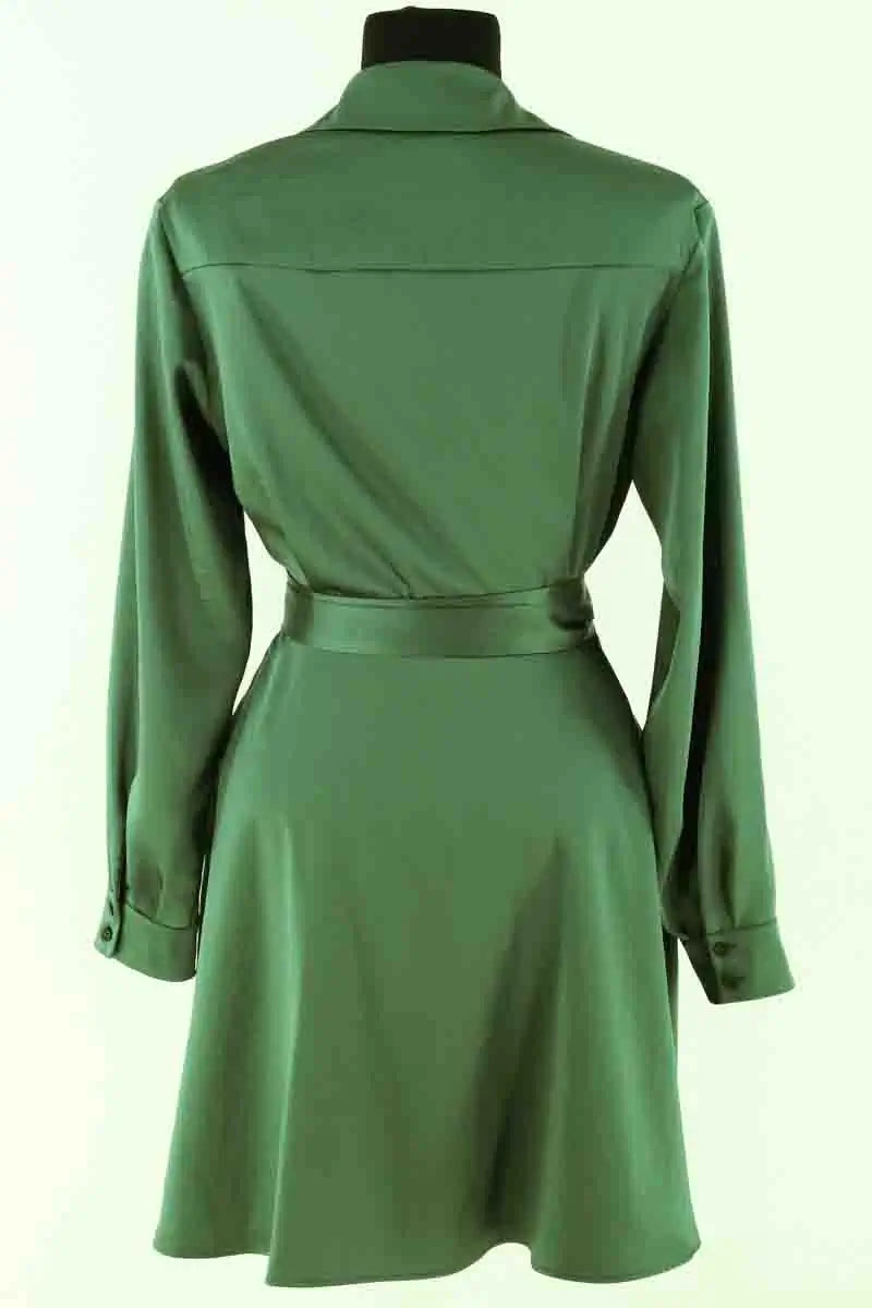 Robe Claudie Pierlot Vert en Synthétique