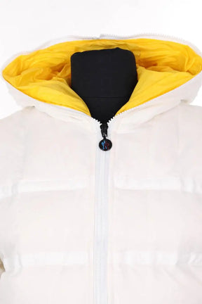 Doudoune Moncler Blanc en Fourrure