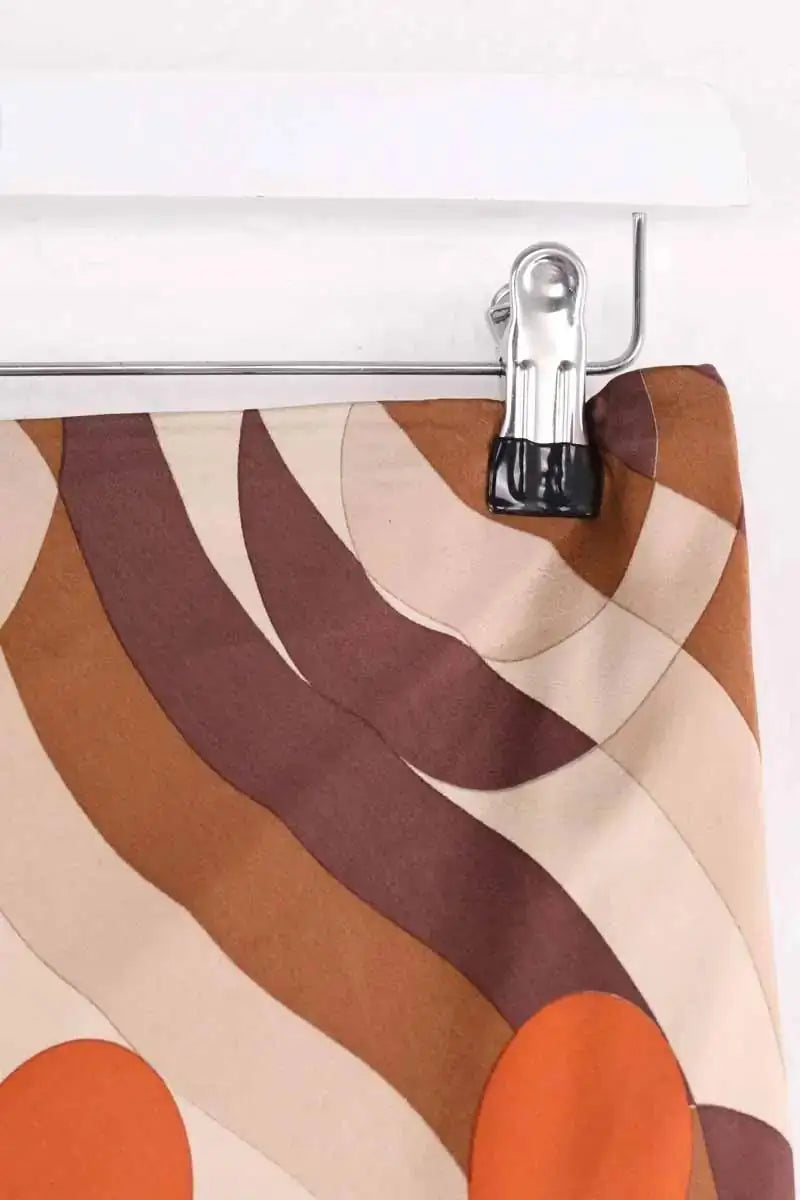 Jupe Carolina Herrera Marine en Soie