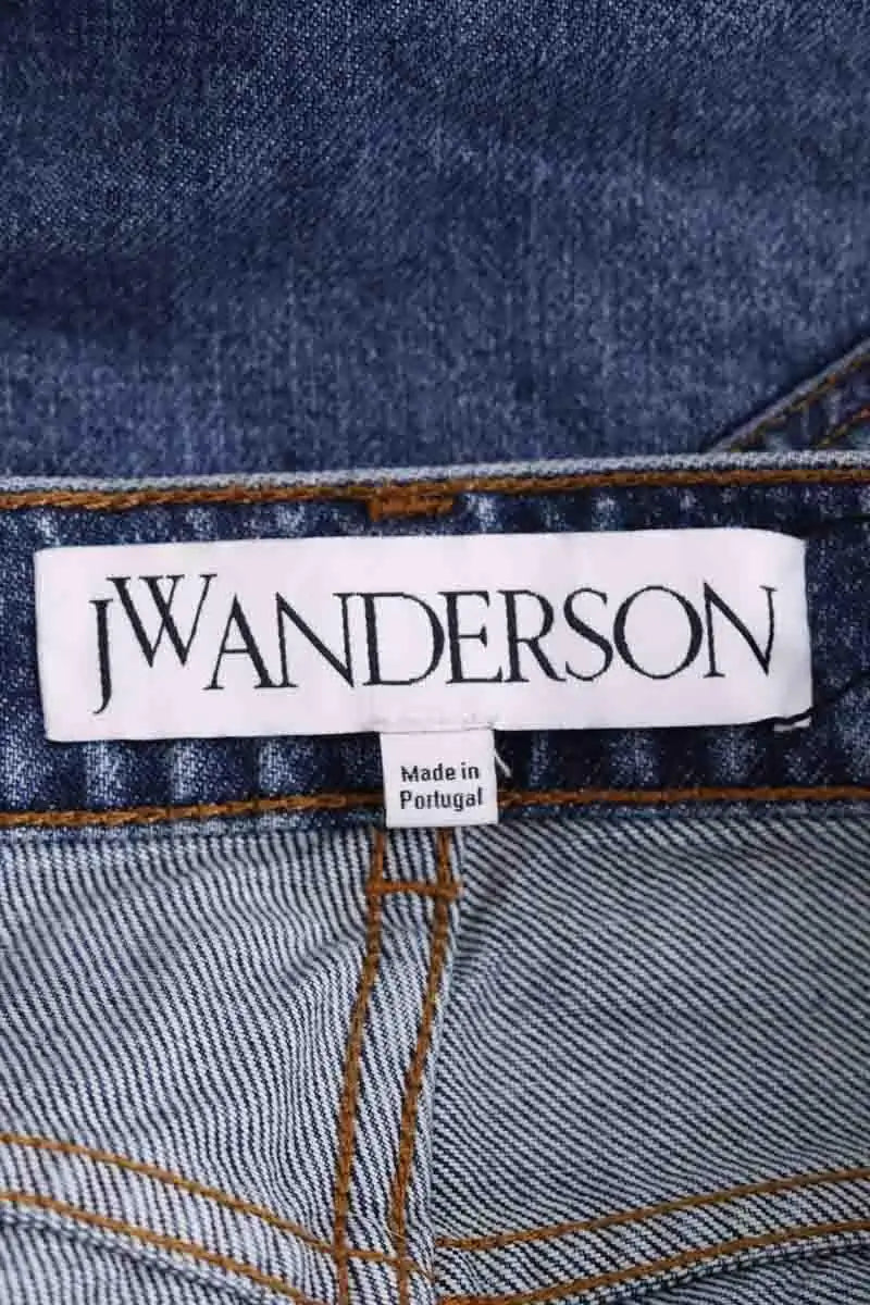 Jean droit JW Anderson Bleu en Coton