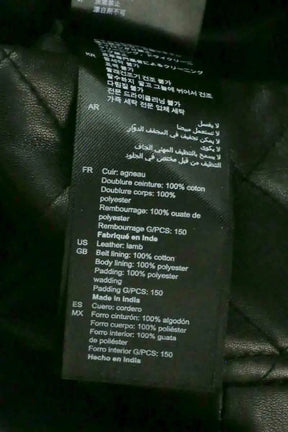 Bermuda Sandro Noir en Cuir