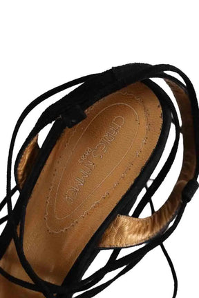 Sandales Charles Kammer Noir en Daim
