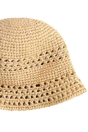 Chapeau Miu Miu Beige en Osier