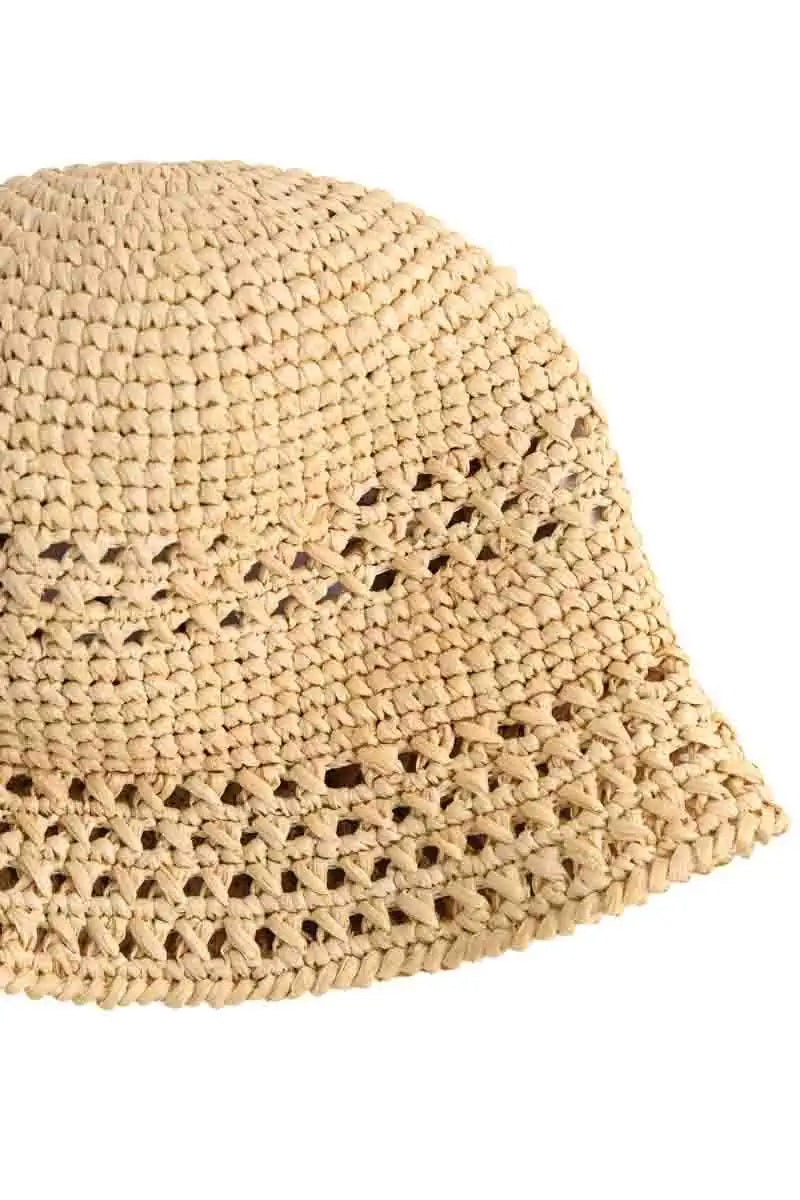 Chapeau Miu Miu Beige en Osier