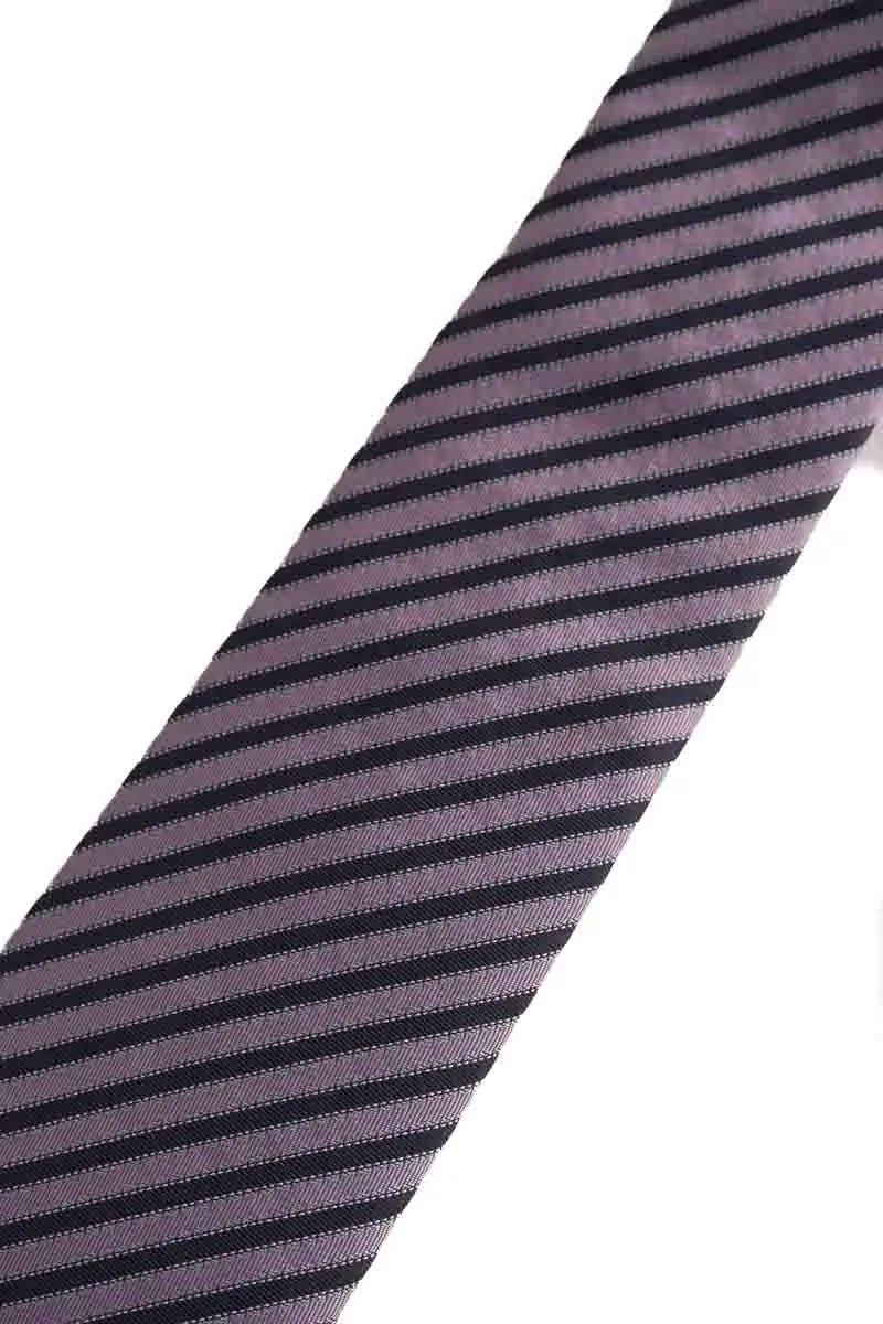 Cravate Hermès Violet en Soie