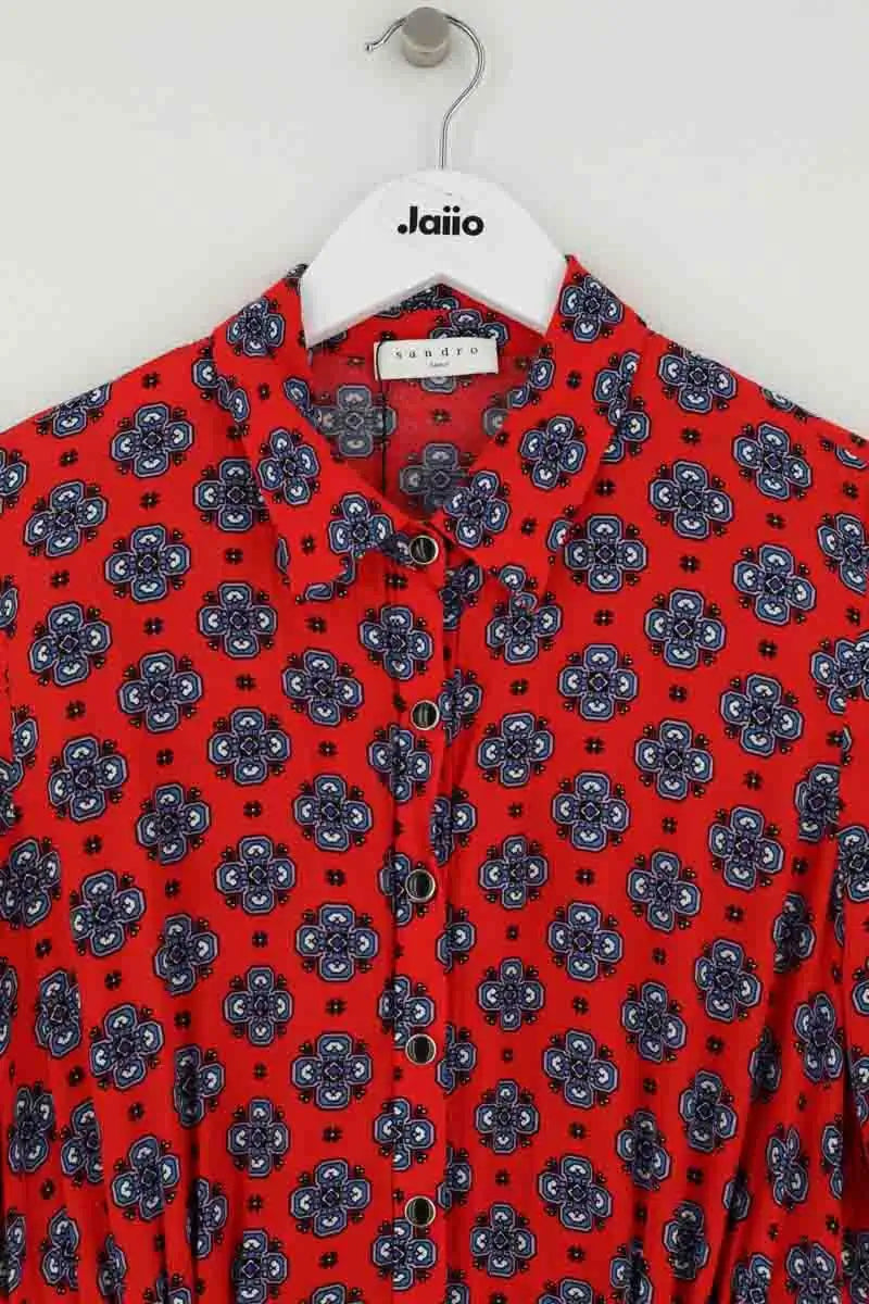 Robe Sandro Rouge en Synthétique