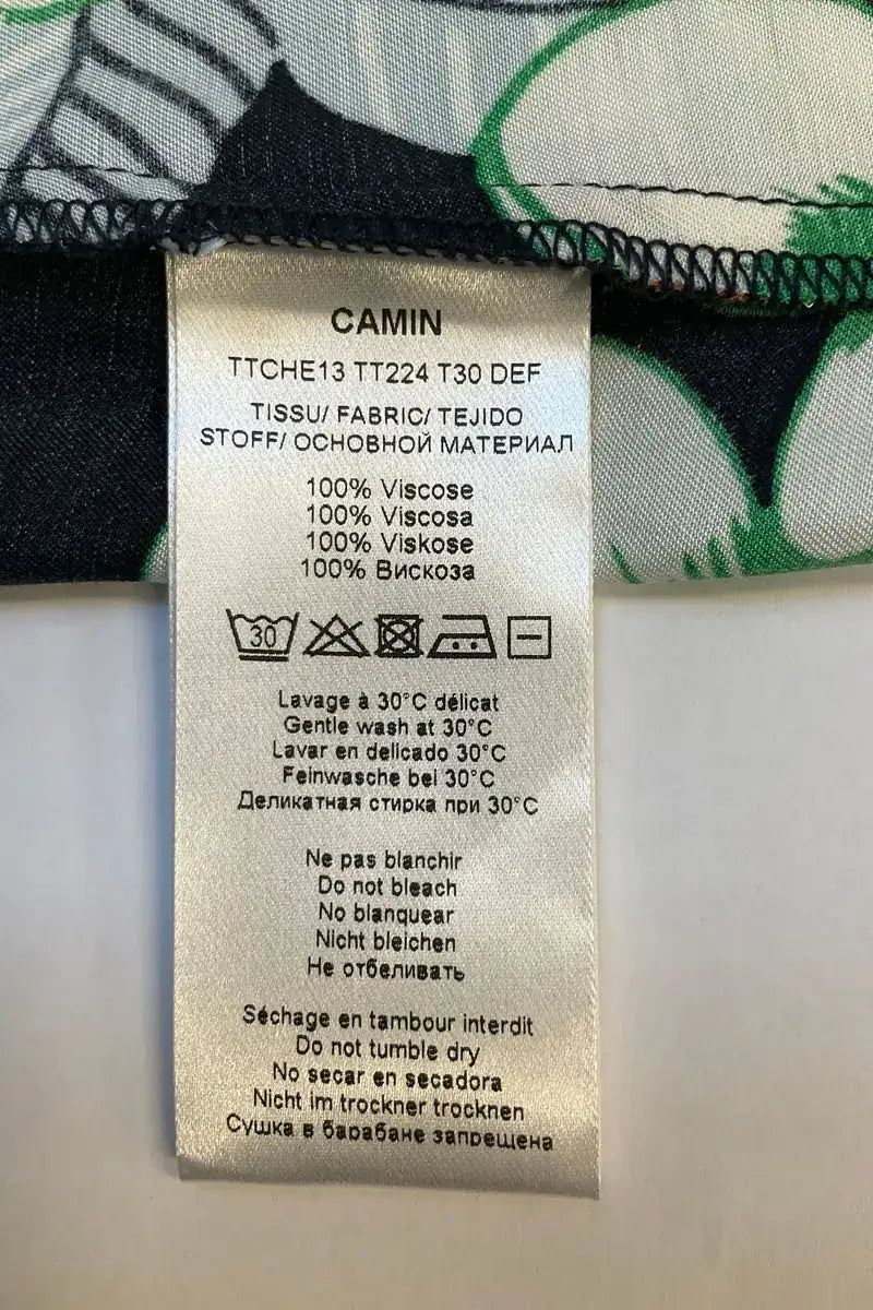 Chemise Tara Jarmon Marine en Viscose