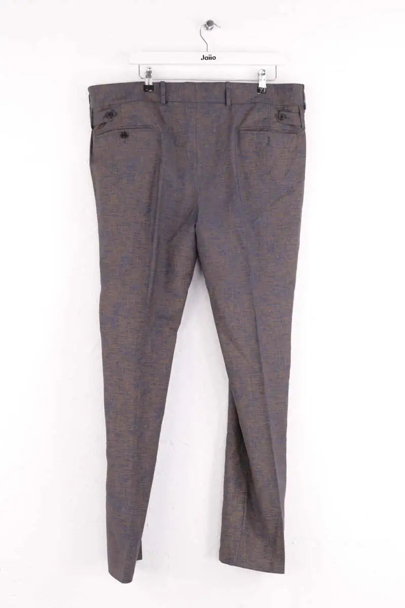 Pantalon droit Salvatore Ferragamo Bleu en Laine