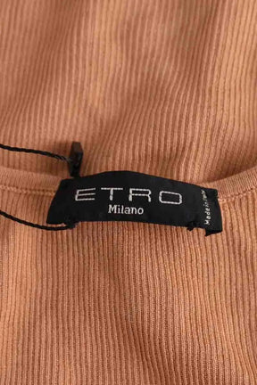 Top sans manche Etro Beige en Synthétique