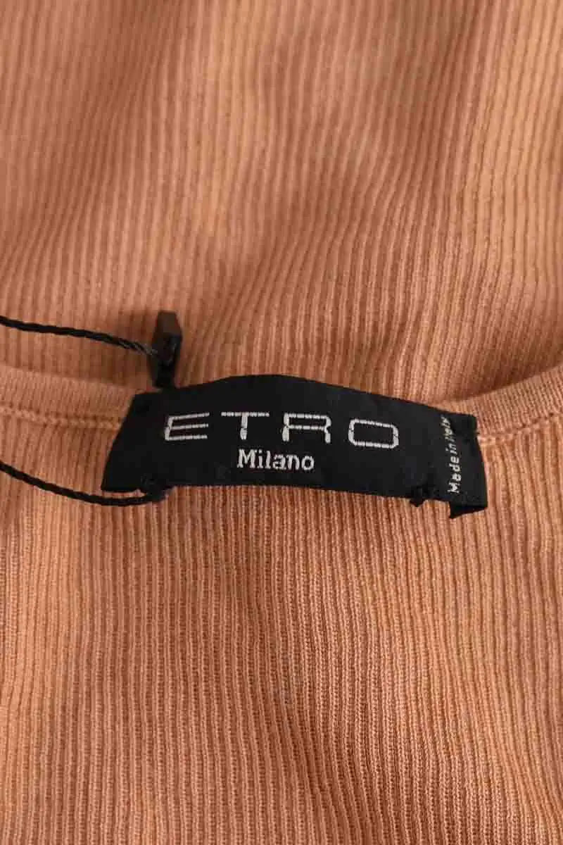 Top sans manche Etro Beige en Synthétique