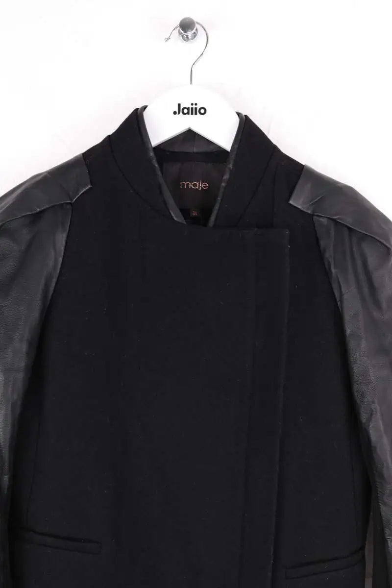 Veste Maje Noir en Laine