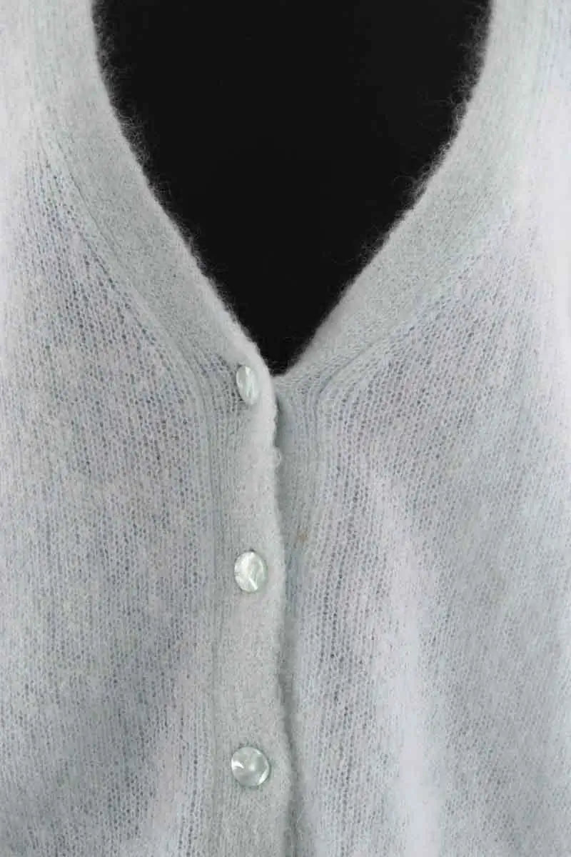Cardigan Des Petits Hauts Vert en Laine