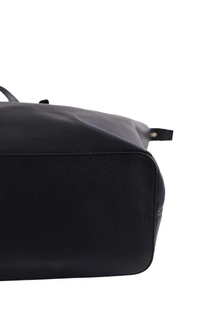 Cabas Tommy Hilfiger Marine en Cuir