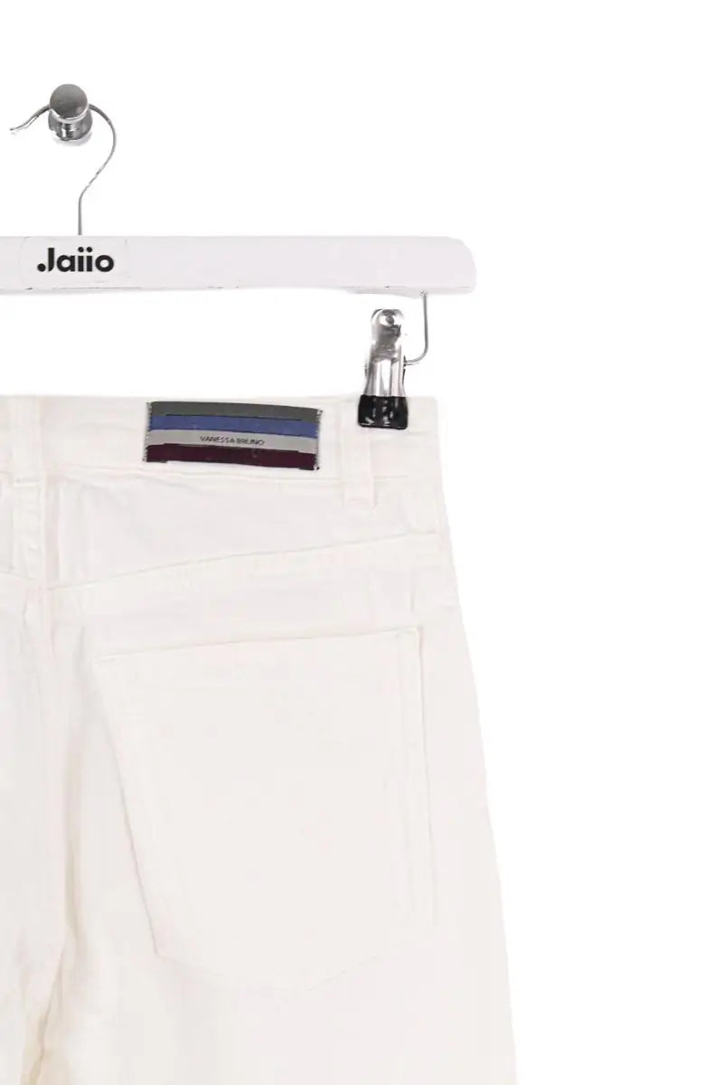 Jean droit Vanessa Bruno Blanc en Coton