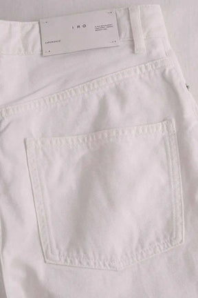 Jean droit Iro Elyse Blanc en Coton