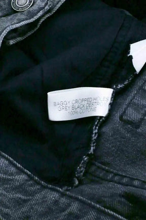 Jean droit Saint Laurent Anthracite en Coton