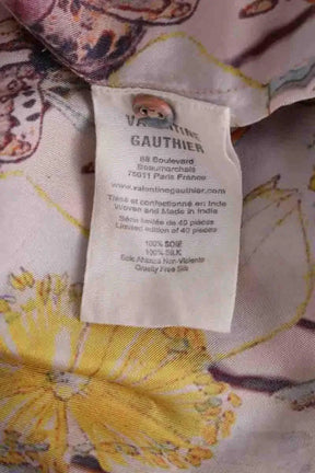 Robe Valentine Gauthier Beige en Soie