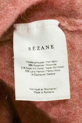 Cardigan Sézane Rose en Laine