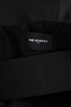 Mini short The Kooples Noir en Cuir