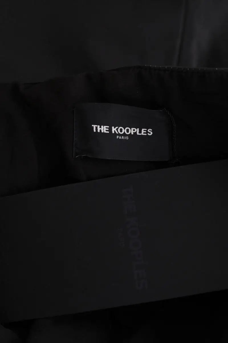 Mini short The Kooples Noir en Cuir