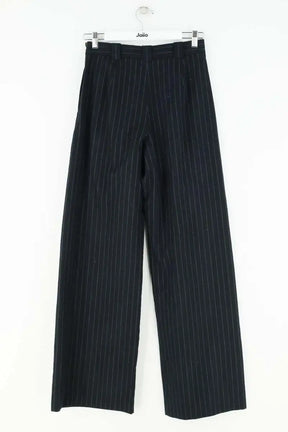 Pantalon large Sézane Bleu en Laine