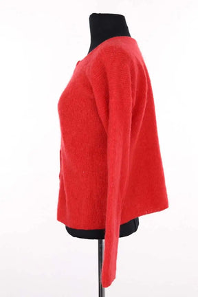 Cardigan Sézane Rouge en Laine