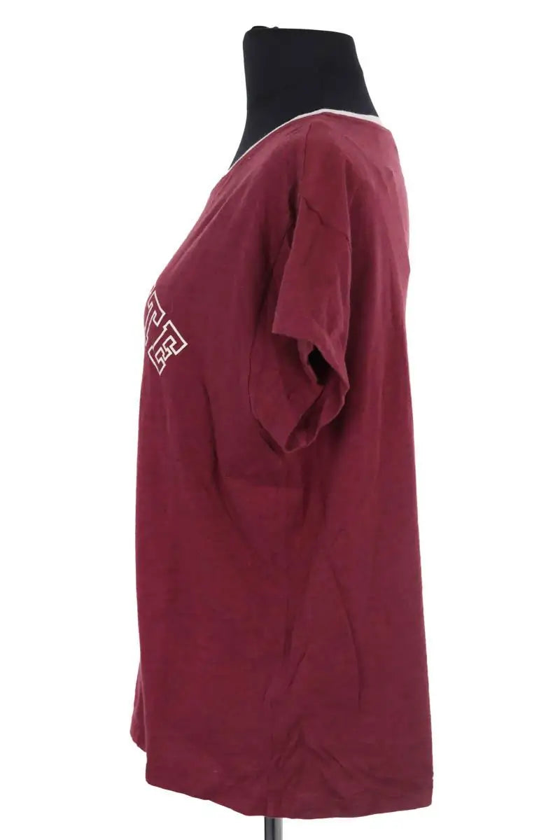 T-shirt Ba&Sh Bordeaux en Coton