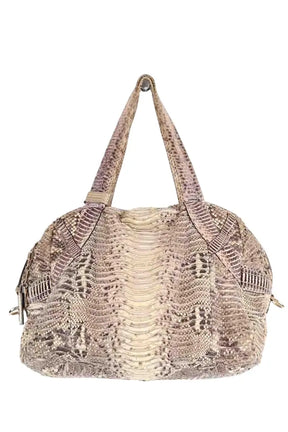 Cabas Jimmy Choo Beige en Cuir - Seconde Main