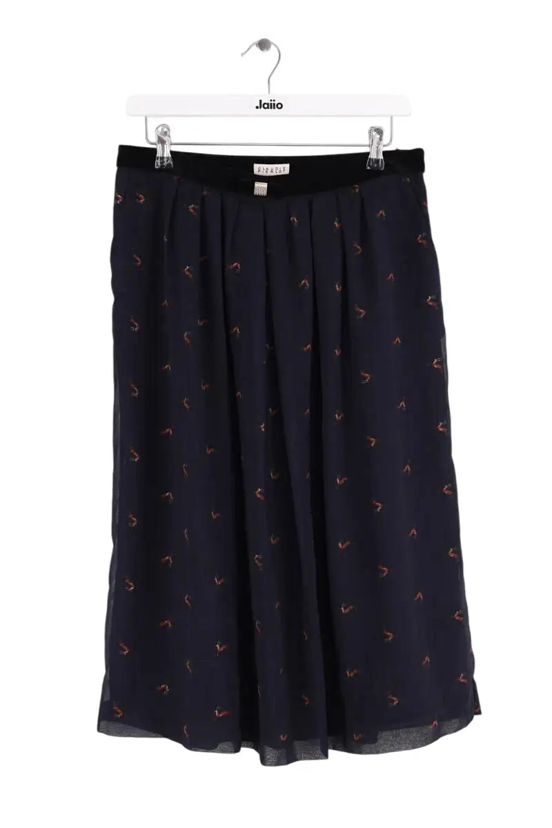 Jupe Claudie Pierlot Marine en Synthétique, taille S - Seconde Main