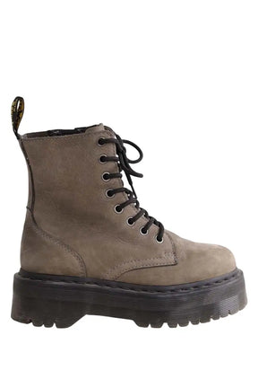Boots à lacets Dr. Martens Gris en Cuir, taille 36 - Seconde Main