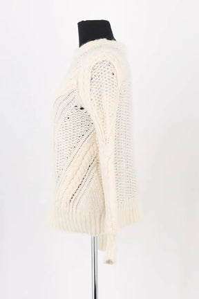 Pull Maje Ecru en Laine