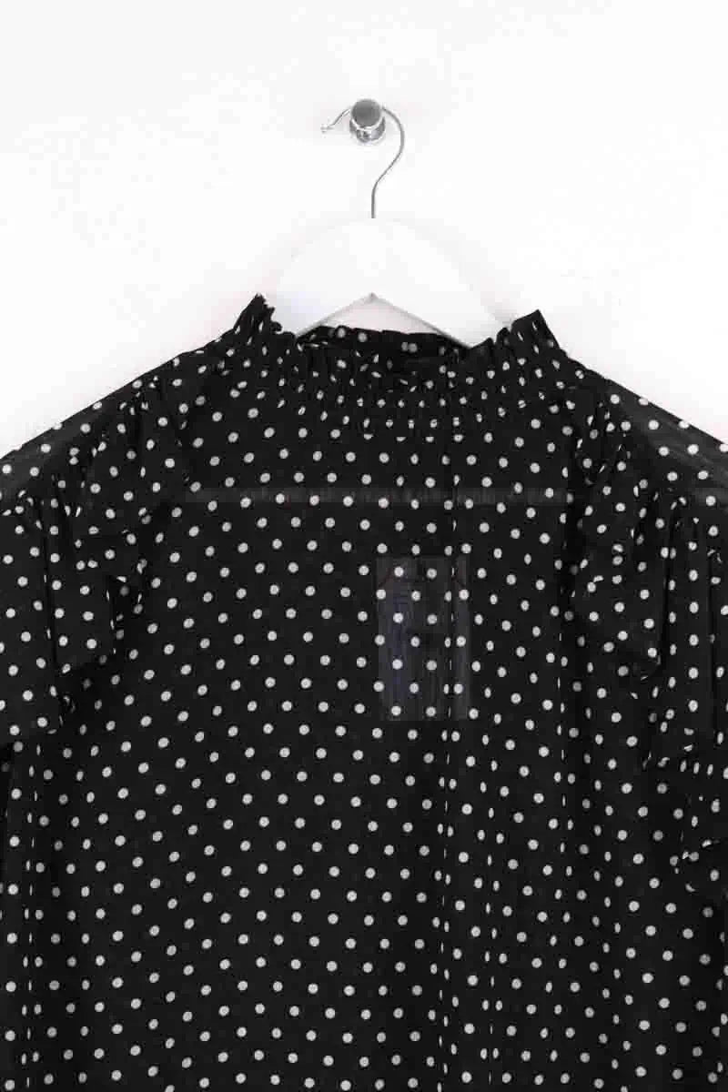 Blouse Maje Noir en Synthétique