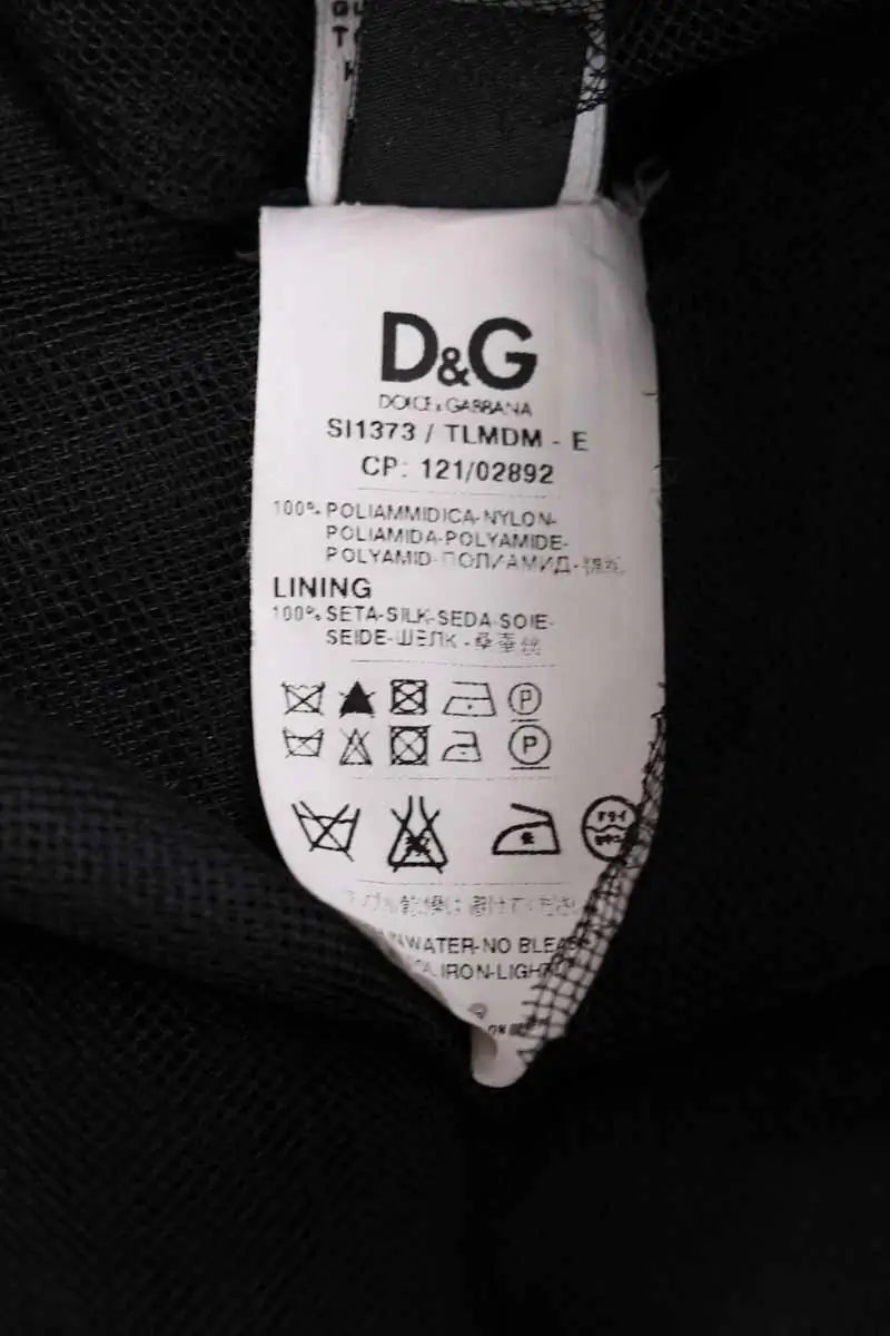 Jupe Dolce & Gabbana Noir en Synthétique