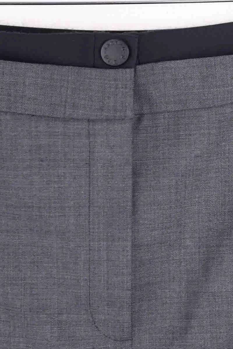 Jupe Sandro Anthracite en Laine