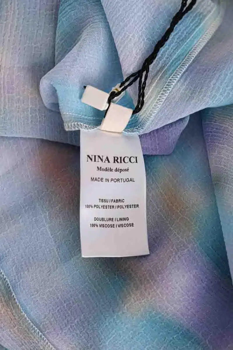 Robe plage Nina Ricci Bleu en Synthétique