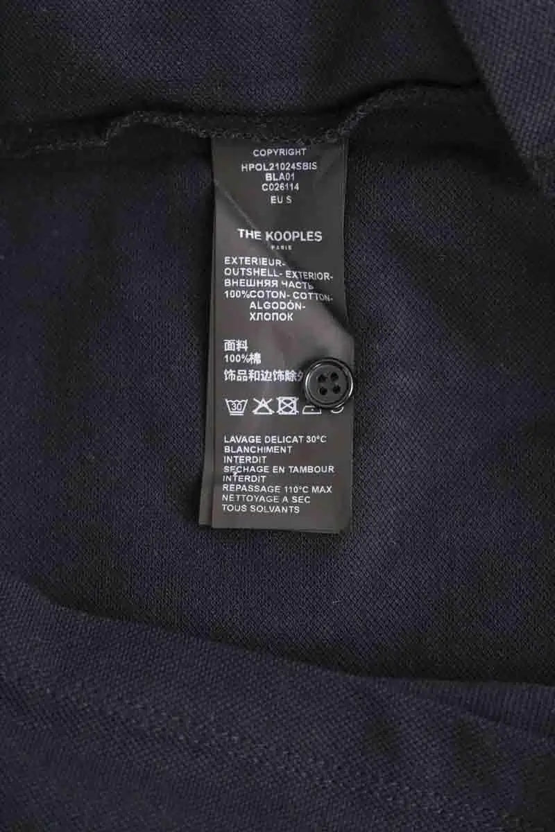 Polo The Kooples Noir en Coton
