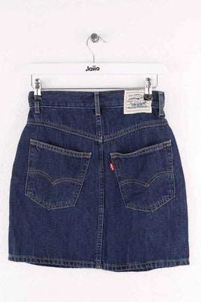 Mini jupe Levi's Bleu en Coton