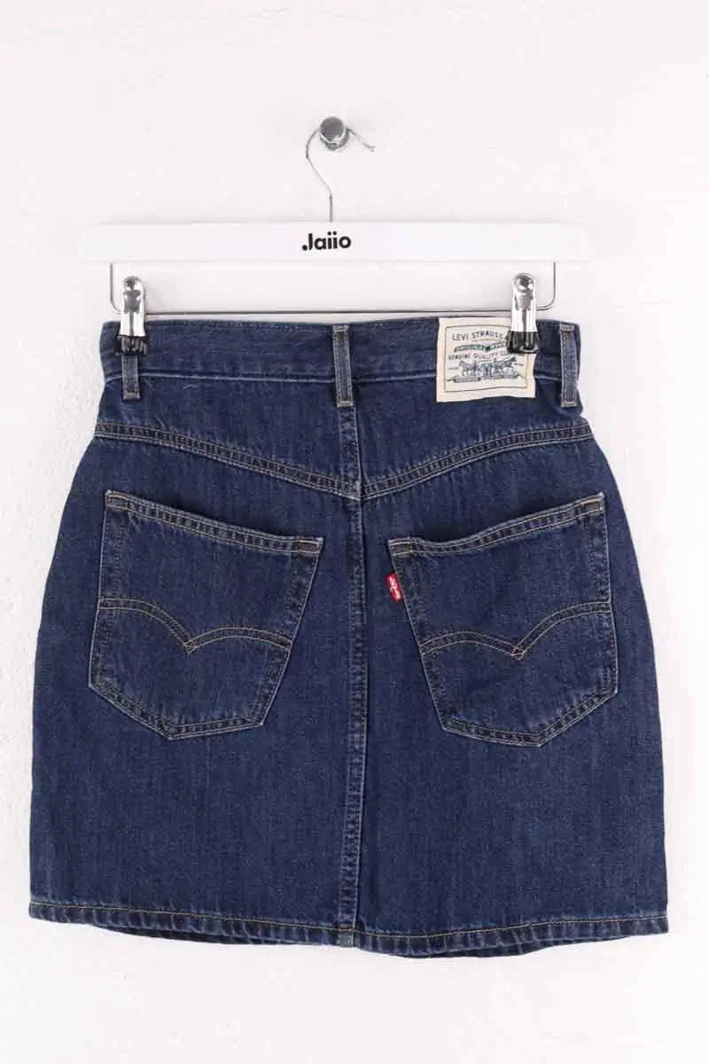 Mini jupe Levi's Bleu en Coton