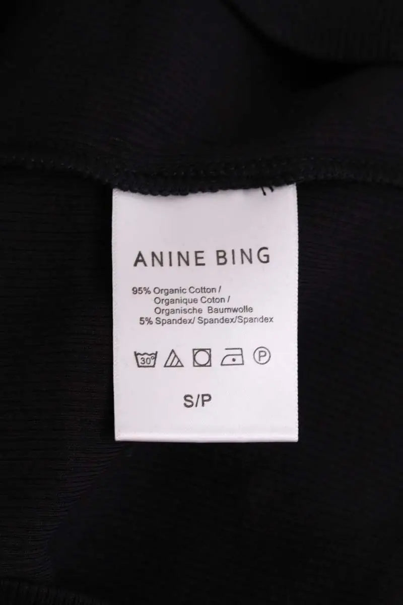 Top sans manche Anine Bing Noir en Coton