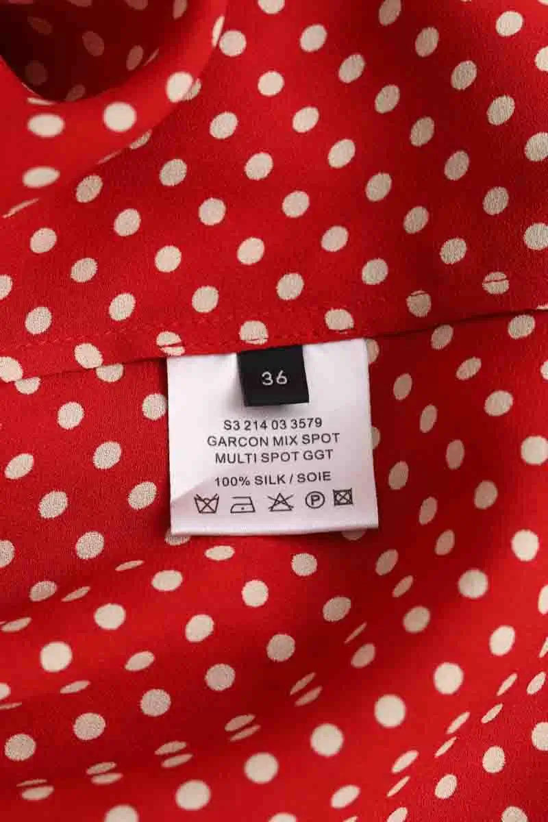 Chemise Joseph Rouge en Soie