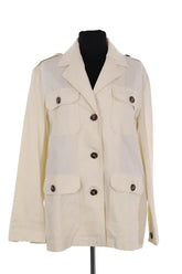 Veste Max Mara Beige en Coton, taille L - Seconde Main